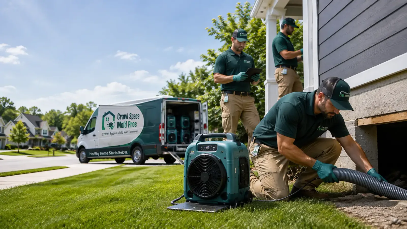 Crawl Space Mold Removal in Keswick, IA